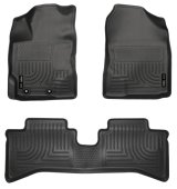 Husky Liners 2012 Toyota Prius c WeatherBeater Combo Black Floor Liners thumbnail 8