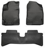 Husky Liners 2012 Toyota Prius c WeatherBeater Combo Black Floor Liners thumbnail 9