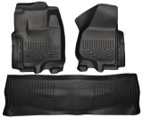 Husky Liners 2012.5 Ford SD Crew Cab WeatherBeater Combo Black Floor Liners (w/o Manual Trans Case) thumbnail 7