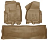 Husky Liners 2012.5 Ford SD Crew Cab WeatherBeater Combo Tan Floor Liners (w/o Manual Trans Case) thumbnail 7