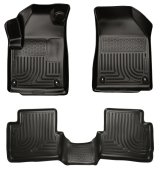 Husky Liners 2013 Dodge Dart WeatherBeater Black Front & 2nd Seat Floor Liners thumbnail 3