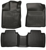Husky Liners 12-13 Toyota Venza WeatherBeater Black Front & 2nd Seat Floor Liners thumbnail 3