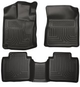 Husky Liners 12-13 Toyota Venza WeatherBeater Black Front & 2nd Seat Floor Liners thumbnail 7