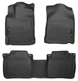 Husky Liners 10-13 Lexus RX350/RX450h WeatherBeater Black Front & 2nd Seat Floor Liners thumbnail 1
