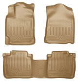Husky Liners 10-13 Lexus RX350/RX450h WeatherBeater Tan Front & 2nd Seat Floor Liners thumbnail 2