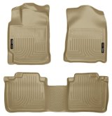 Husky Liners 10-13 Lexus RX350/RX450h WeatherBeater Tan Front & 2nd Seat Floor Liners thumbnail 3