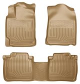 Husky Liners 10-13 Lexus RX350/RX450h WeatherBeater Tan Front & 2nd Seat Floor Liners thumbnail 5