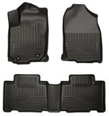 Husky Liners 13 Toyota RAV4 Weatherbeater Black Front & 2nd Seat Floor Liners thumbnail 3