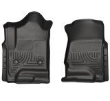 Husky Liners 14 Chevrolet Silverado 1500/GMC Sierra 1500 WeatherBeater Black Front Floor Liners thumbnail 5