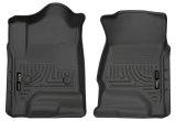 Husky Liners 14 Chevrolet Silverado 1500/GMC Sierra 1500 WeatherBeater Black Front Floor Liners thumbnail 7