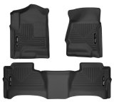 Husky Liners 14 Chevrolet Silverado/GMC Sierra WeatherBeater Black Front & 2nd Seat Floor Liners thumbnail 7