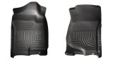 Husky Liners 07-14 Cadillac Escalade ESV/EXT Weatherbeater Black Front Floor Liners thumbnail 9