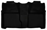 Husky Liners 07-13 Chevy Silverado 1500/2500HD Crew Cab PU Weatherbeater Black 2nd Seat Floor Liner thumbnail 3