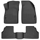 Husky Liners 13-14 Buick Encore WeatherBeater Black Front/2nd Row Floor Liners thumbnail 1