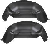 Husky Liners 11-14 Ford F-250/F-350 Super Duty Black Rear Wheel Well Guards thumbnail 1