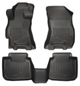 Husky Liners 2015 Subaru Legacy/Outback Weatherbeater Black Front & 2nd Seat Floor Liners thumbnail 5