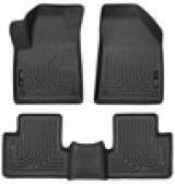 Husky Liners 15-22 Jeep Cherokee WeatherBeater Combo Black Floor Liners thumbnail 2