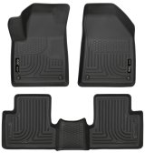 Husky Liners 15-22 Jeep Cherokee WeatherBeater Combo Black Floor Liners thumbnail 3