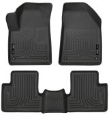Husky Liners 15-22 Jeep Cherokee WeatherBeater Combo Black Floor Liners thumbnail 4