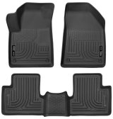 Husky Liners 15-22 Jeep Cherokee WeatherBeater Combo Black Floor Liners thumbnail 5