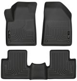 Husky Liners 15-22 Jeep Cherokee WeatherBeater Combo Black Floor Liners thumbnail 6