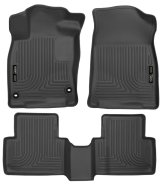 Husky Liners 2016 Honda Civic (4DR) WeatherBeater Combo Black Floor Liners thumbnail 5