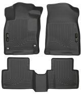 Husky Liners 2016 Honda Civic (4DR) WeatherBeater Combo Black Floor Liners thumbnail 6
