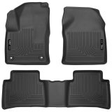 Husky Liners 2016 Toyota Prius Weatherbeater Black Front & 2nd Seat Floor Liners (Footwell Coverage) thumbnail 2