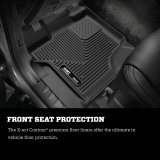Husky Liners 14-21 Lexus GX460 / 13-21 Toyota 4Runner X-Act Contour Black Front Floor Liners thumbnail 3