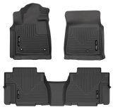 Husky Liners 12-22 Toyota Sequoia Weatherbeater Front & 2nd Seat Floor Liners - Black thumbnail 3