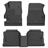 Husky Liners 20-22 Nissan Versa Weatherbeater Black Front & 2nd Seat Floor Liners thumbnail 3