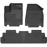 Husky Liners 2022 Nissan Pathfinder/Infiniti QX60 Weatherbeater Black Front & 2nd Seat Floor Liners thumbnail 1