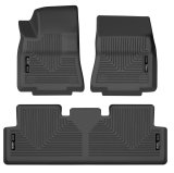 Husky Liners 20-22 Tesla Y WeatherBeater Front & 2nd Seat Floor Liner - Blk thumbnail 1