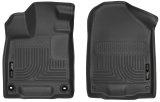 Husky Liners 2017 Honda Ridgeline WeatherBeater Front Black Floor Liners thumbnail 1