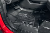 Husky X-act Contour Floor Liners for 2017-2026 F-250 SUPER DUTY, F-350 F-450 DUTY - 53388 Mats, Liners, Front/Second Seat, Rubberized, Thermoplastic, Black, Ford, Set of 3 thumbnail 4
