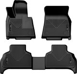 Husky Liners 19-23 BMW X5 Weatherbeater Black Front & 2nd Seat Floor Liners thumbnail 1