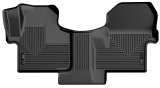 Husky Liners 19-23 Mercedes-Benz Sprinter 2500/3500 WeatherBeater Front Row Black Floor Liners thumbnail 1