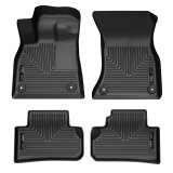 Husky Liners 18-24 Audi Q5 /18-24 Audi SQ5 Weatherbeater Black Front & Rear Floor Liners thumbnail 2