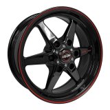 Race Star 93 Truck Star 17x4.50 6x5.50bc 1.75bs Direct Drill Gloss Black Wheel thumbnail 2