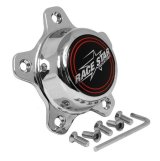 Race Star 5 Lug Cap Short Plastic Chrome (incl. Medallion & Screws) thumbnail 2