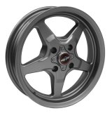 Race Star 91 Drag Star 15x3.75 4x108bc 1.50bs Direct Drill Met Gry Wheel thumbnail 1