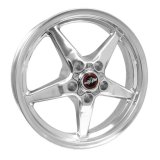 Race Star 92 Drag Star 17x4.50 5x4.50bc 1.75bs Direct Drill Polished Wheel thumbnail 1