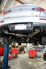 MXP 08-14 Mitsubishi Evolution 10 SUS401 Comp RS Exhaust System thumbnail 1