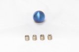 MXP Burned Titanium Round Shift Knob w/Insert thumbnail 1