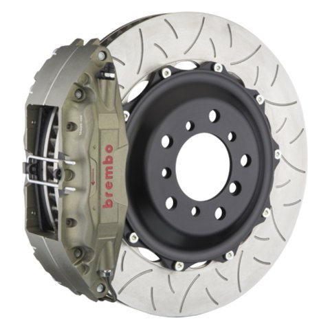Brembo 78-79 930 PISTA Front Race BBK 4 Piston Cast 2pc 355x32x53a 2pc Rotor T3-Clear HA
