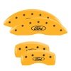 MGP 4 Caliper Covers Engraved F & R Oval Logo/Ford Yellow Finish Black Char 2002 Ford Crown Victoria thumbnail 7