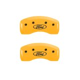 MGP 4 Caliper Covers Engraved F & R Oval Logo/Ford Yellow Finish Black Char 2002 Ford Crown Victoria thumbnail 8