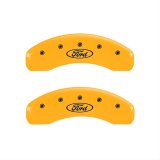MGP 4 Caliper Covers Engraved F & R Oval Logo/Ford Yellow Finish Black Char 2000 Ford Expedition thumbnail 2