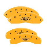 MGP 4 Caliper Covers Engraved F & R Oval Logo/Ford Yellow Finish Black Char 2000 Ford Expedition thumbnail 3