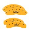 MGP 4 Caliper Covers Engraved F & R Oval Logo/Ford Yellow Finish Black Char 2000 Ford Expedition thumbnail 8